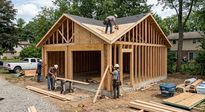Attached Garage Construction in Naples, FL