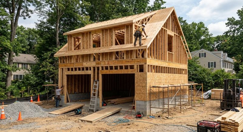 Attached Garage Construction in Bonita Springs, FL