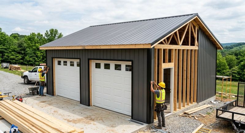 Metal Garage Construction in Bonita Springs, FL