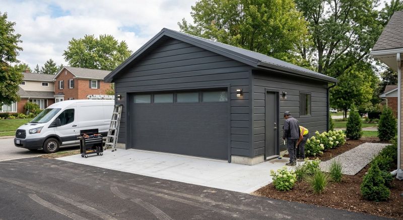 Wood Garage Installation in Summerville, SC