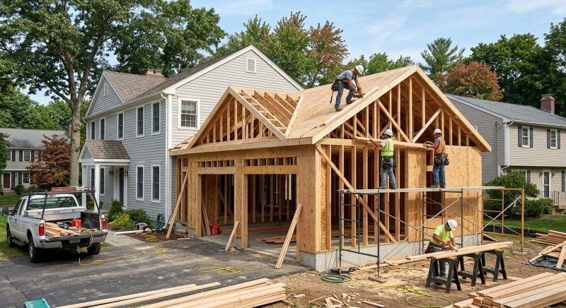 Wood Garage Installation in Pearland, TX